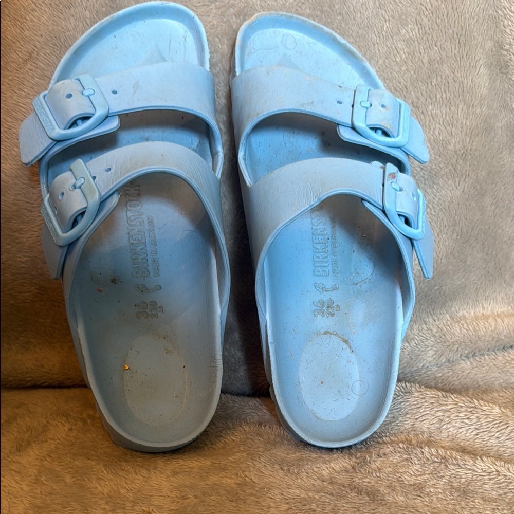 Birkenstock Blue Sandals Comfortable Casual Footwear